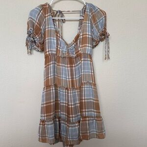Plaid Mini dress